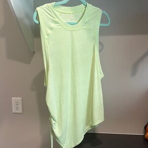 Freepeople Movement Lime Green Sleeveless athletic Top - size Large.